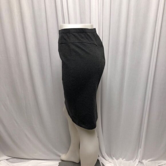 Ellen Tracy Skirt Womens Size Medium Dark Gray Stretchy Slip on Pencil Office - Picture 3 of 6